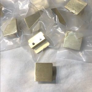 Modern Brushed Gold Brass Knobs